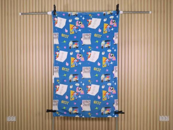 ผ้าห่ม 230g ขนาด 75×120 ซม. Sublimation