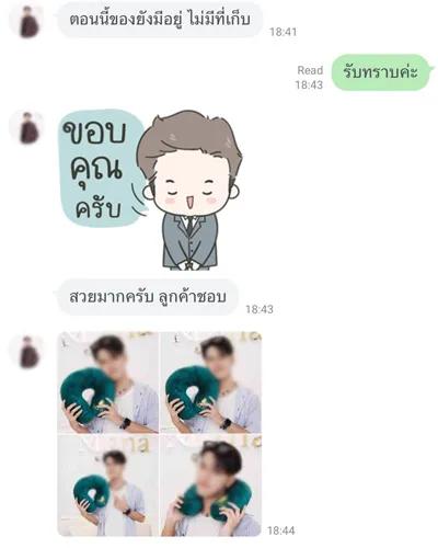 รีวิวลูกค้าเรื่องหมอนรูปทรงพิเศษ